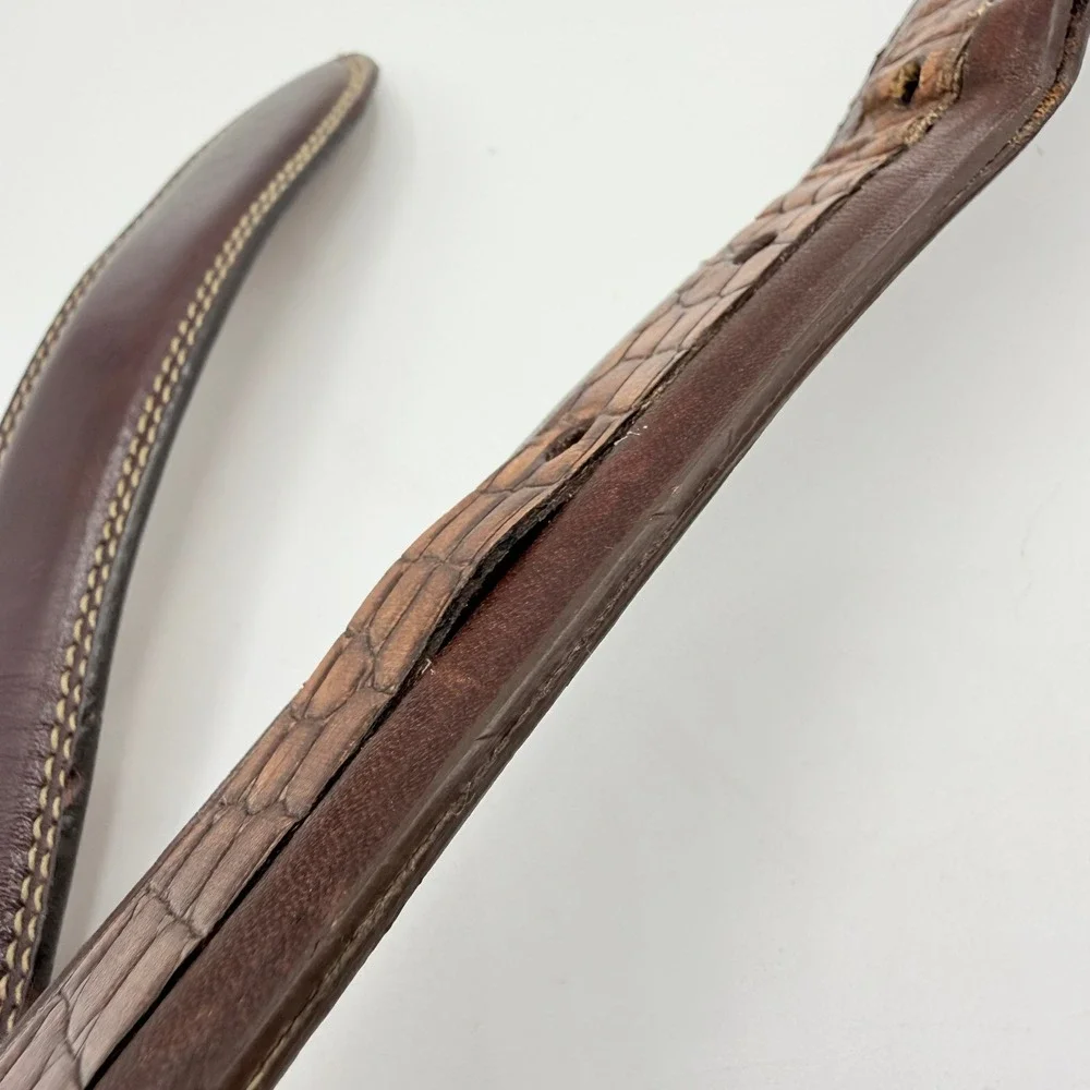 Mens Leather Belt Lot‎ 7pc Jos A Bank Territory Ahead Trafalgar Brown Woven 40